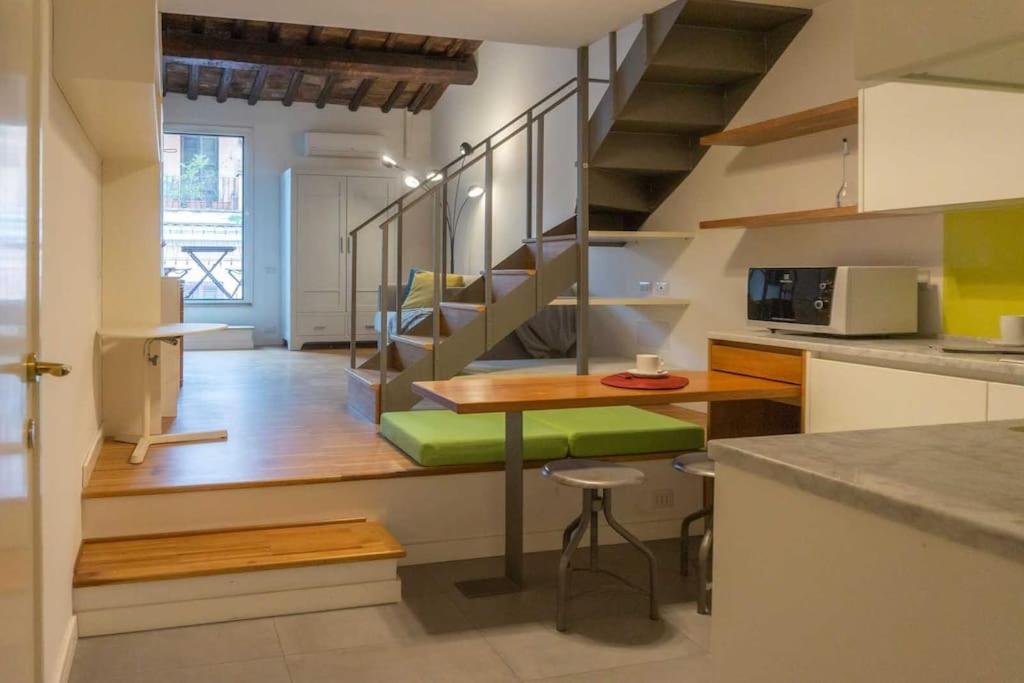 Appartamento Art Atelier Terrazza Borgo Roma Esterno foto